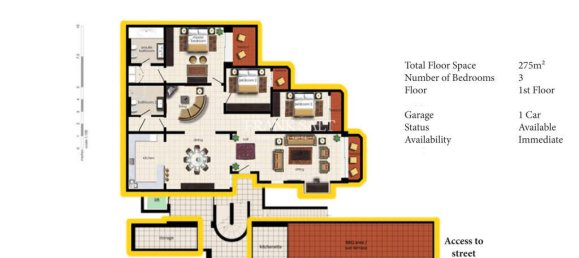 Apartamento de 3 dormitorios en Swieqi, Malta No. 8521 2