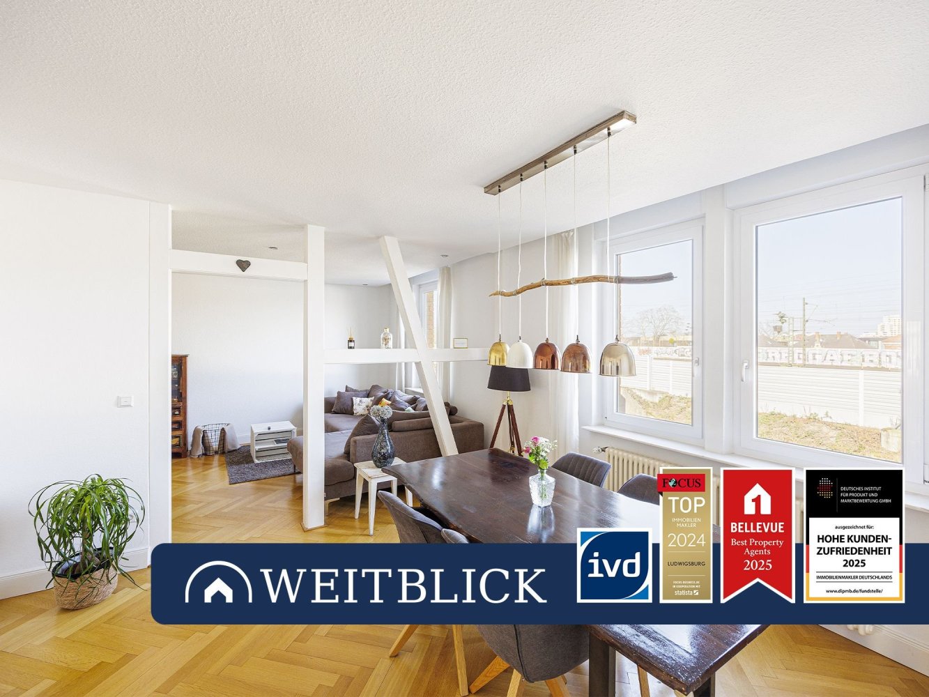 Квартира с 3 комнатами в Ludwigsburg, Германия № 69050