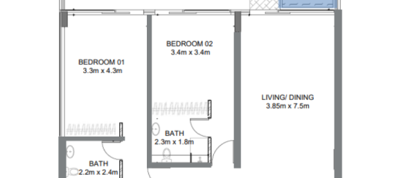 Studio in Al Marjan Island, UAE No. 121294 6