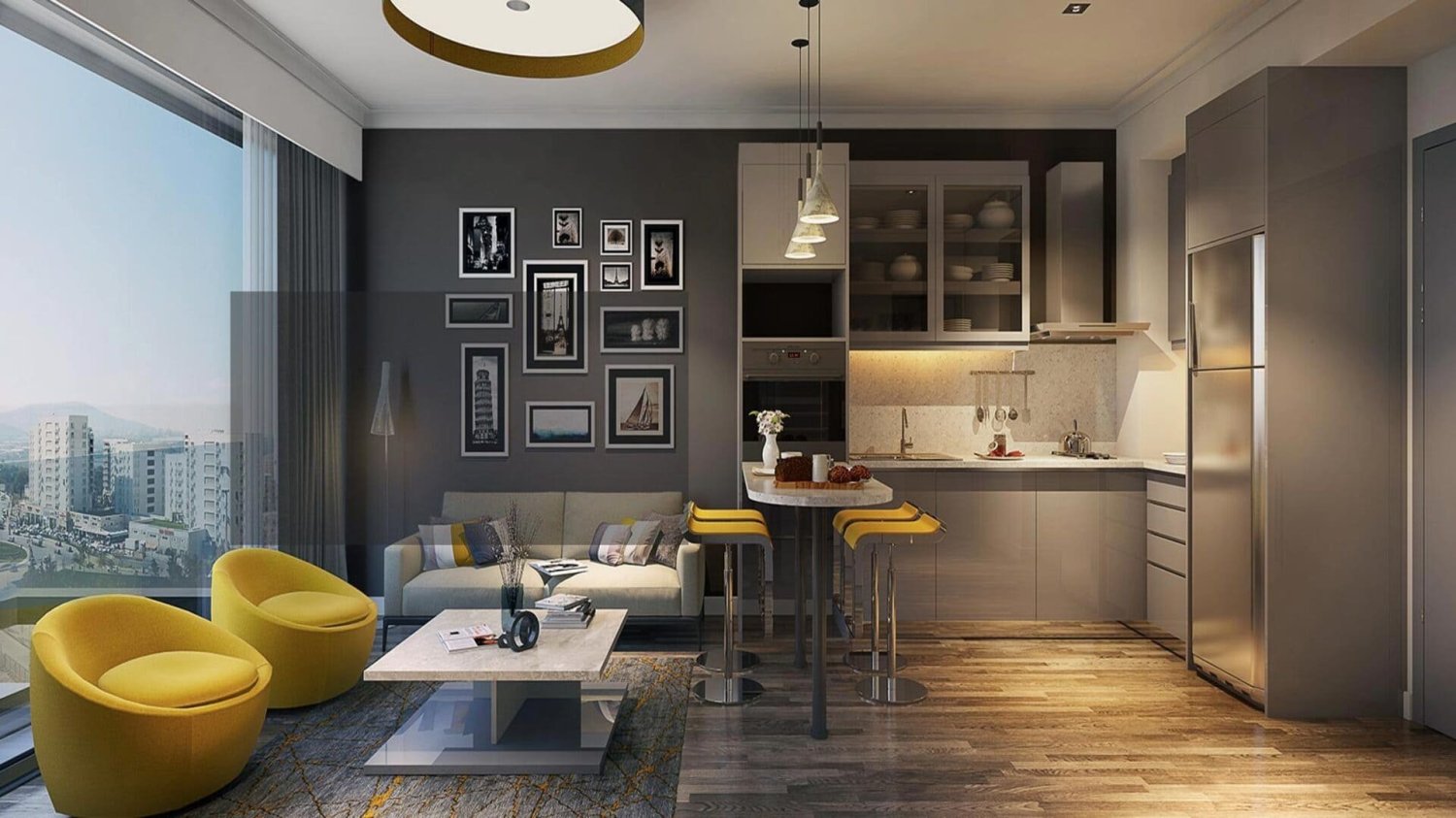 شقة 1+1 في Versus Dragos, Istanbul, Turkey رقم 39219