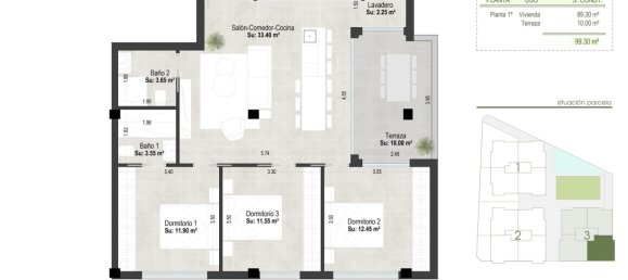 3 bedrooms Apartment in San Pedro del Pinatar, Spain No. 5888 27