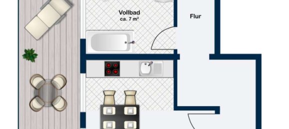 1 غرف نوم شقة في Wandsbek, Germany رقم 320771 15