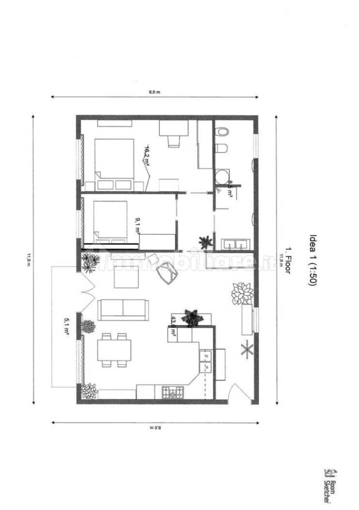 3 bedrooms Apartment in Castelnuovo Don Bosco, Italy No. 355598