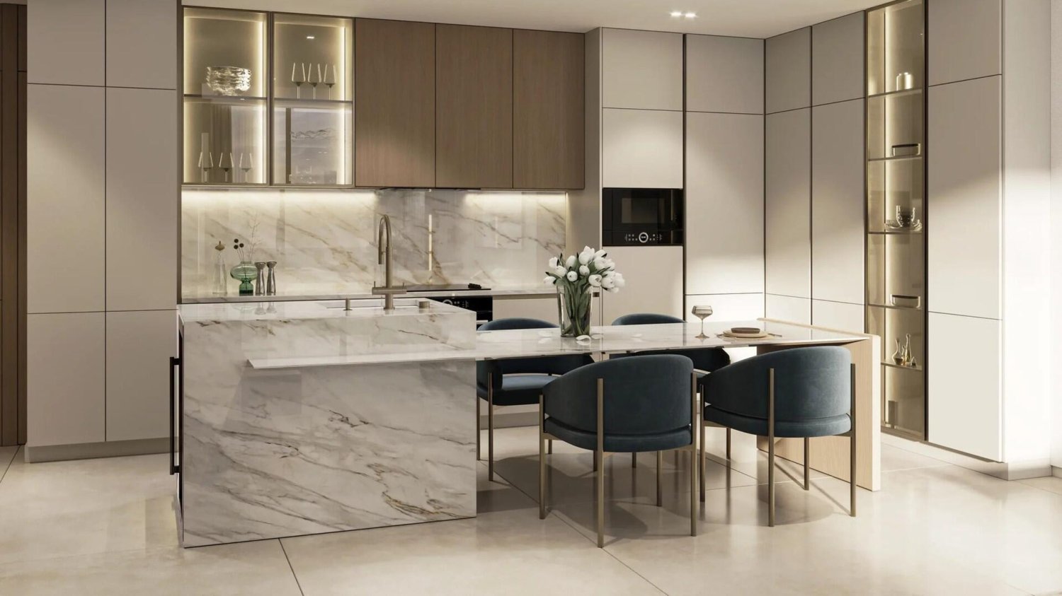 Appartement à The Place, Dubai Sports City, UAE 65.78m² No. 62910