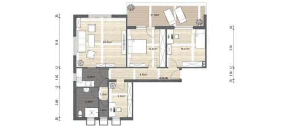 Apartamento de 4 divisões em Trier, Germany N.º 354209 15