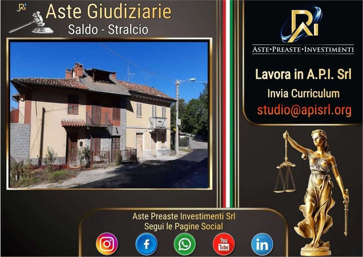 8 rooms Apartment in Asti, Italy No. 262776