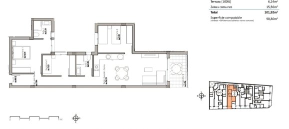 3 bedrooms Apartment in Guardamar del Segura, Spain No. 13238 19