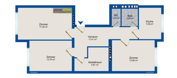 3 rooms Apartment in Simmering, Austria No. 151855 15