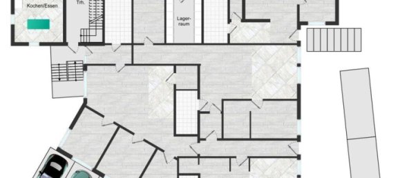 Отель, гостиница с 12 спальнями в Фульда, Германия № 291271 16