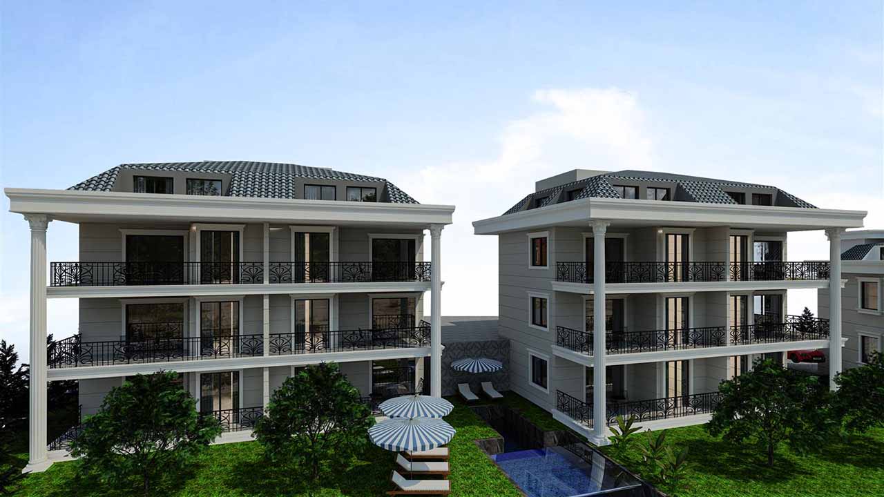 Penthouse 2+1 in Elite Sun Villas Garden, Alanya, Turkey No. 35044