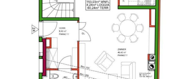 4 rooms Duplex in Wieden, Austria No. 135819 22