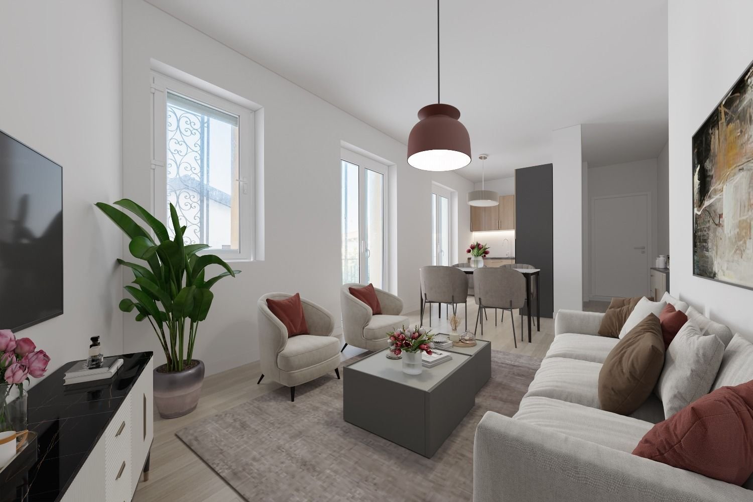 3غرفة شقة في Samarate, Italy رقم 207535