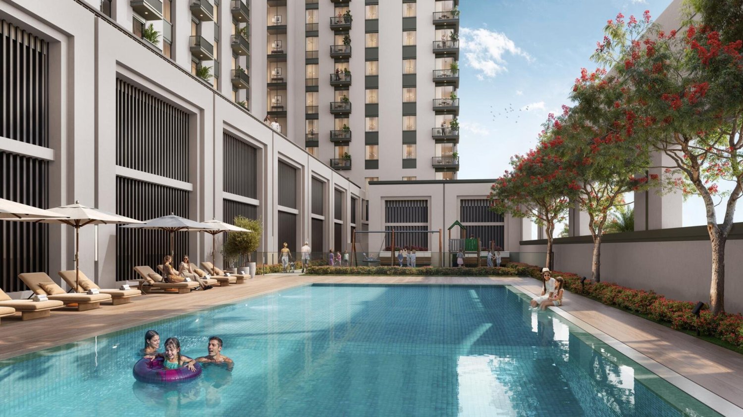 1 غرف نوم شقة في دبي, UAE رقم 66976