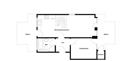 Дуплекс с 2 спальнями в Мекленбургское Поозёрье, Германия № 165346 26