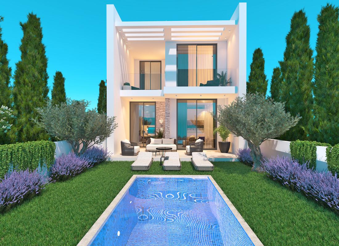 3 غرف نوم فيلا في Paphos, Cyprus رقم 10277