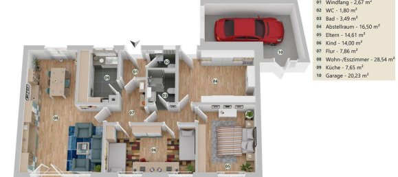 2 غرف نوم بنغالو في Verden, Germany رقم 356643 14