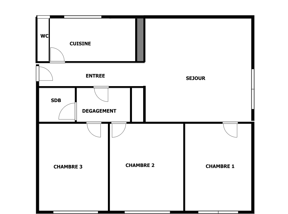 3 bedrooms Apartment in Courbevoie, France No. 133525