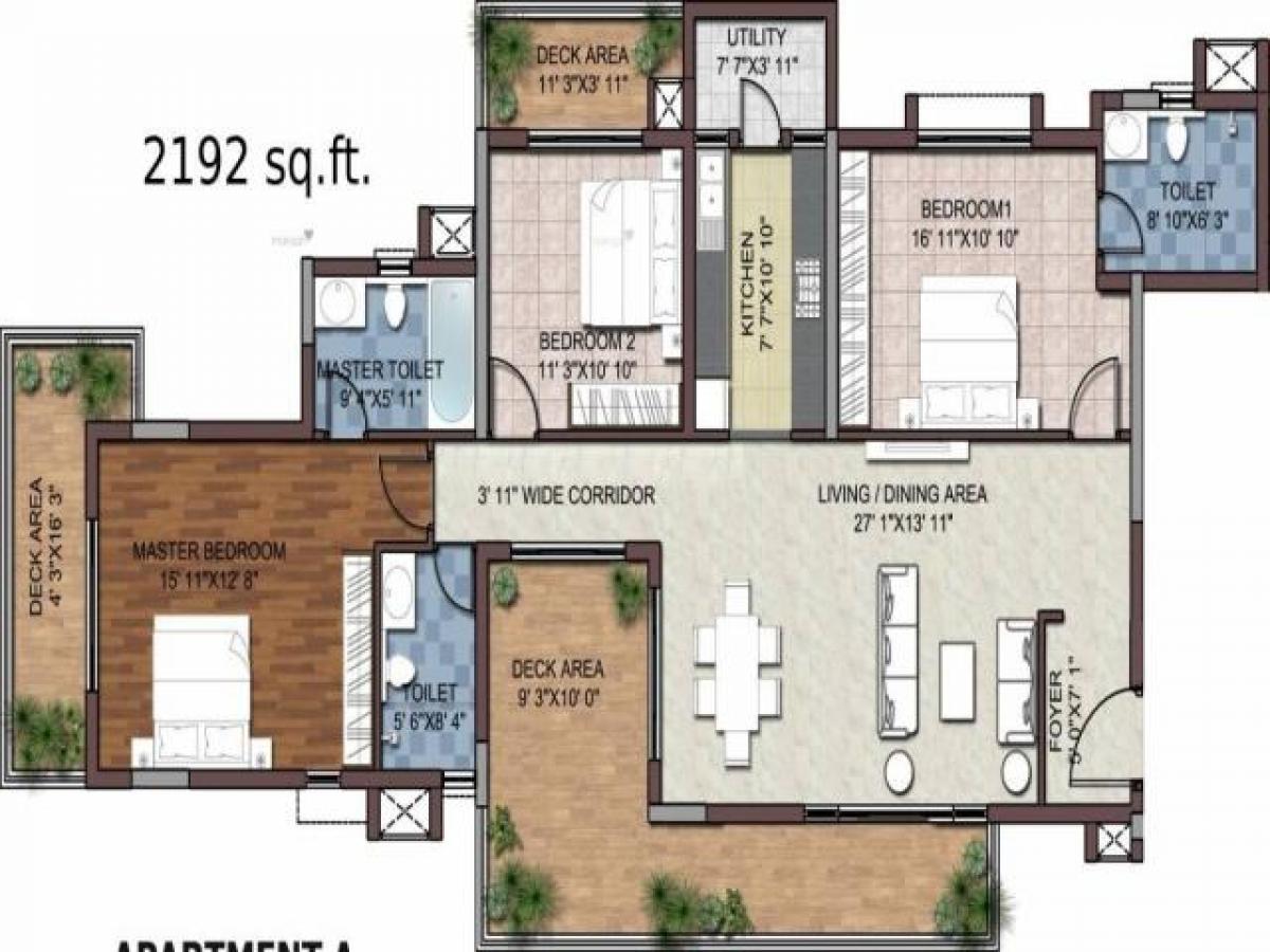 3 bedrooms House in Bangalore, India No. 43869