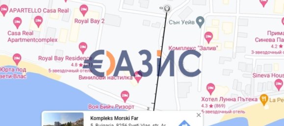 2 bedrooms Apartment in Sveti Vlas, Bulgaria No. 894 23