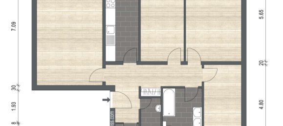 1 Schlafzimmer Wohnung in Duisburg, Germany, Nr. 249787 21