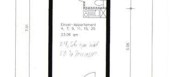 Квартира с 2 комнатами в Ильм, Германия № 82708 2