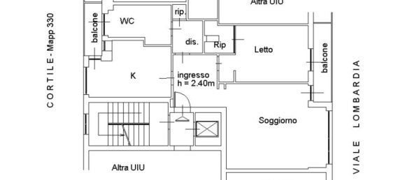 3-Zimmer Wohnung in Milan, Italy, Nr. 273336 43