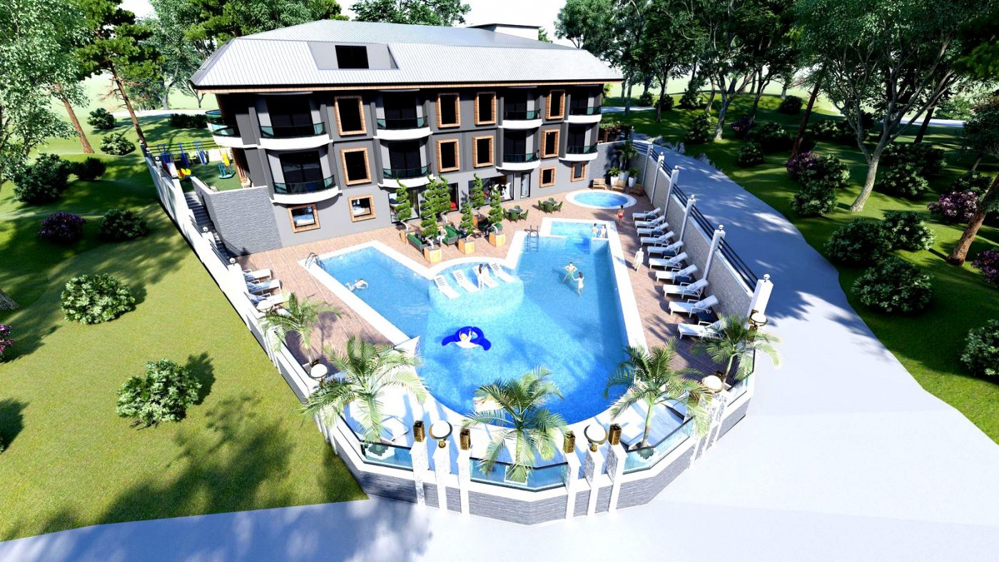 Apartamento de 1+1 en Avsallar, Turkey No. 8556