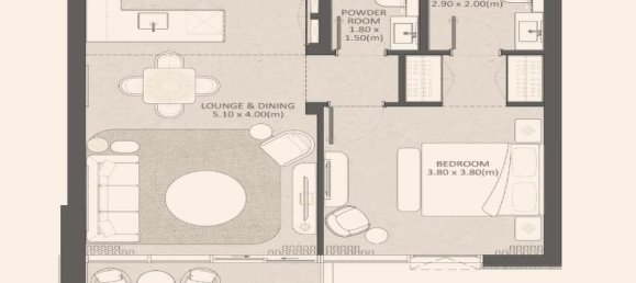 1 Schlafzimmer Wohnung in Mohammed Bin Rashid City, UAE, Nr. 93985 10