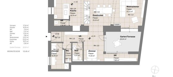 Apartamento de 2 divisões em Dobling, Austria N.º 141306 36