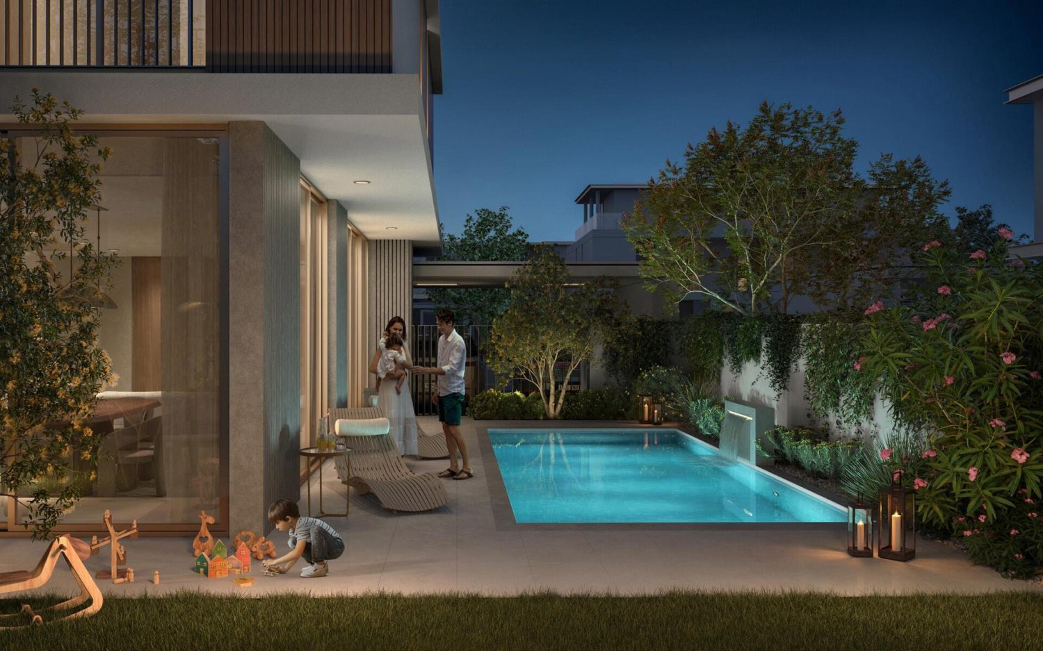 4 Schlafzimmer Villa in The Valley, UAE, Nr. 42997