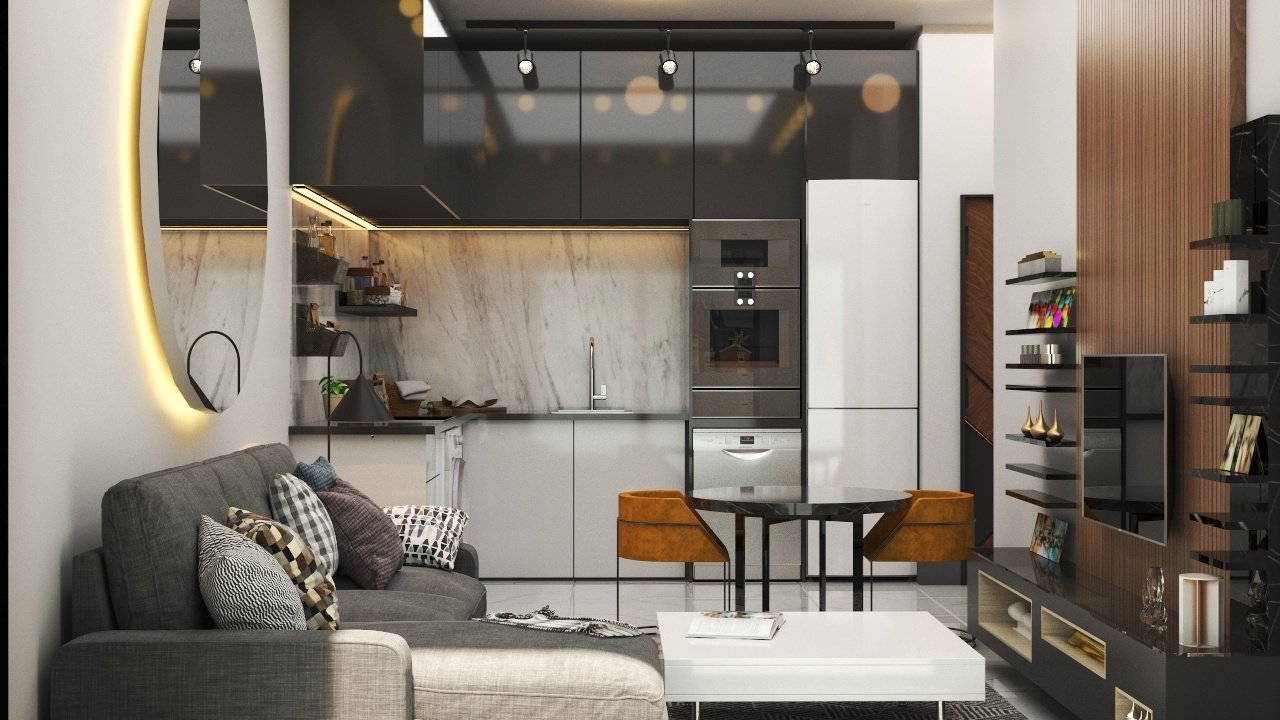 Wohnung 2+1 in Nirvana Sea Side, Okurcalar, Turkey, Nr. 38765