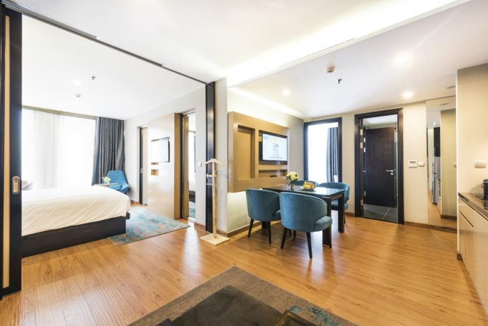 2 dormitorios apartamento en alquiler en Cau Giay, Ha Noi, Vietnam № 13663