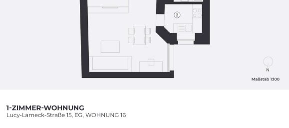 Студия в Нойкёльн, Германия № 42765 14