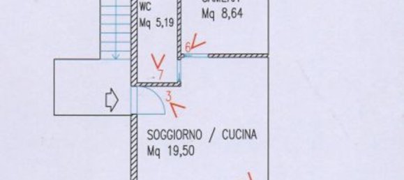 2-Zimmer Wohnung in Terni, Italy, Nr. 208729 26