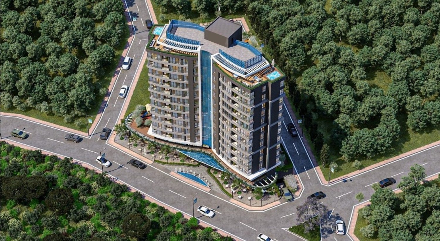 Wohnung 2+1 in Istanbul, Turkey, Nr. 24659