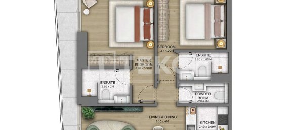 2 bedrooms Apartment in Dubai, UAE No. 65652 25