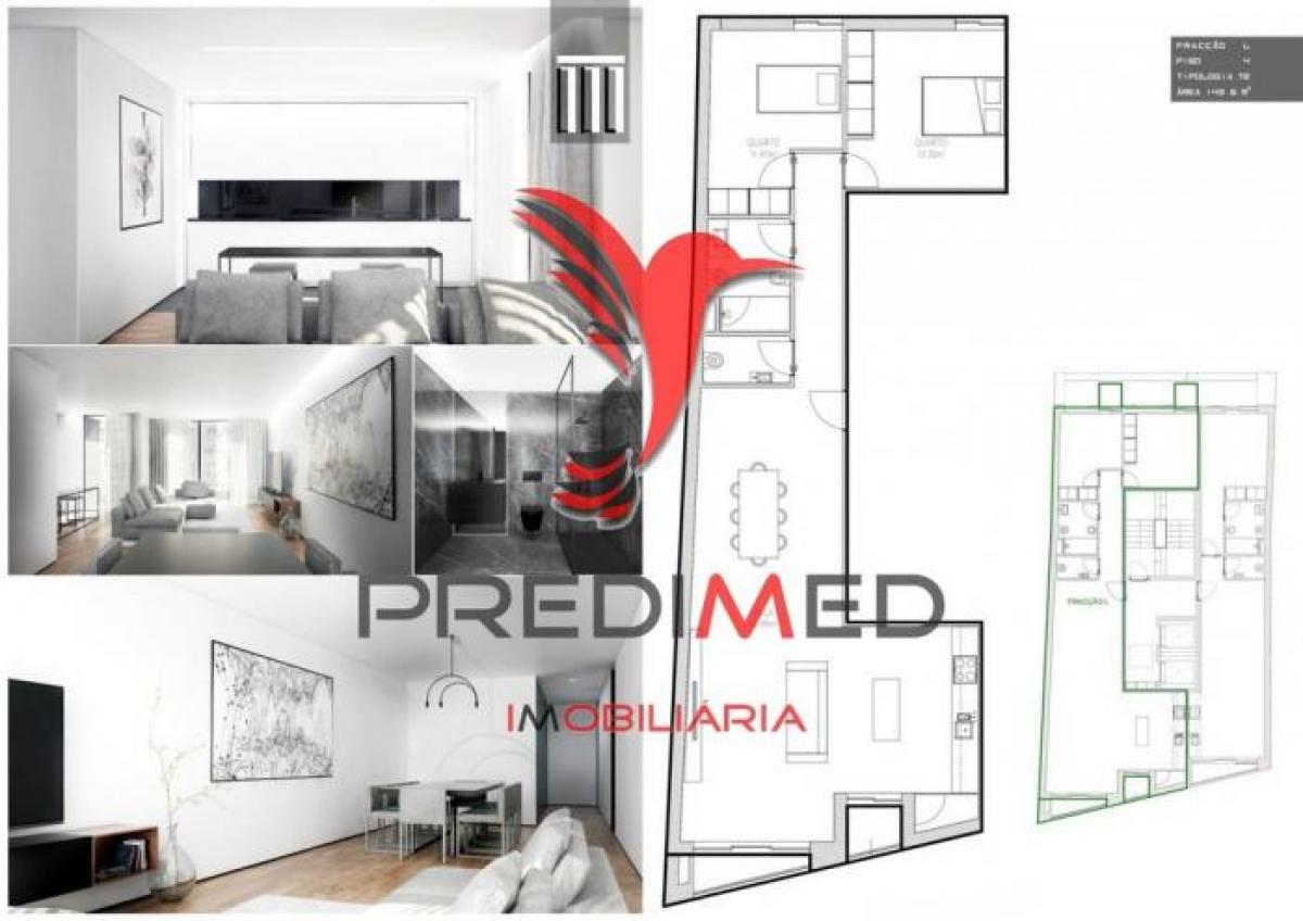 Apartamento T2 em Porto, Portugal N.º 3510