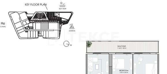 Apartamento de 2 dormitorios en Dubai, UAE No. 106413 24