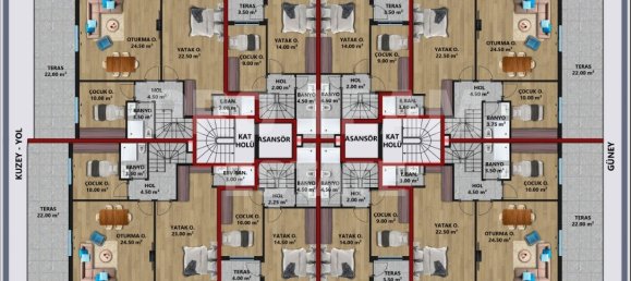 3 rooms Apartment in Muratpasa, Turkey No. 27176 2