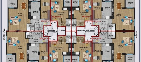 3 rooms Apartment in Muratpasa, Turkey No. 27176 3