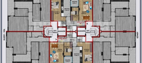 3 rooms Apartment in Muratpasa, Turkey No. 27176 4