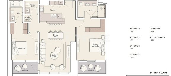 2 bedrooms Apartment in Business Bay, UAE No. 53516 20