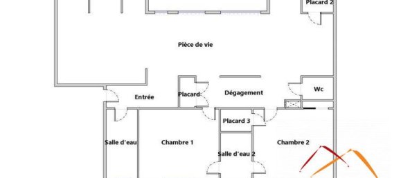 Дуплекс с 4 спальнями в Саргёмин, Франция № 155542 3