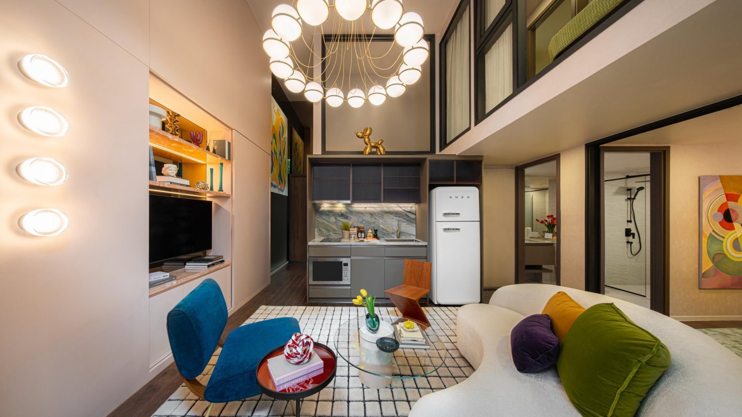 Дуплекс с 2 спальнями в SHUSH Ratchathewi, Пляж Рейли, Таиланд № 31605