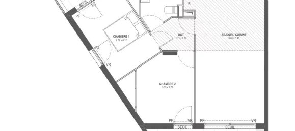 2 Schlafzimmer Wohnung in Villeneuve-Loubet, France, Nr. 38250 6