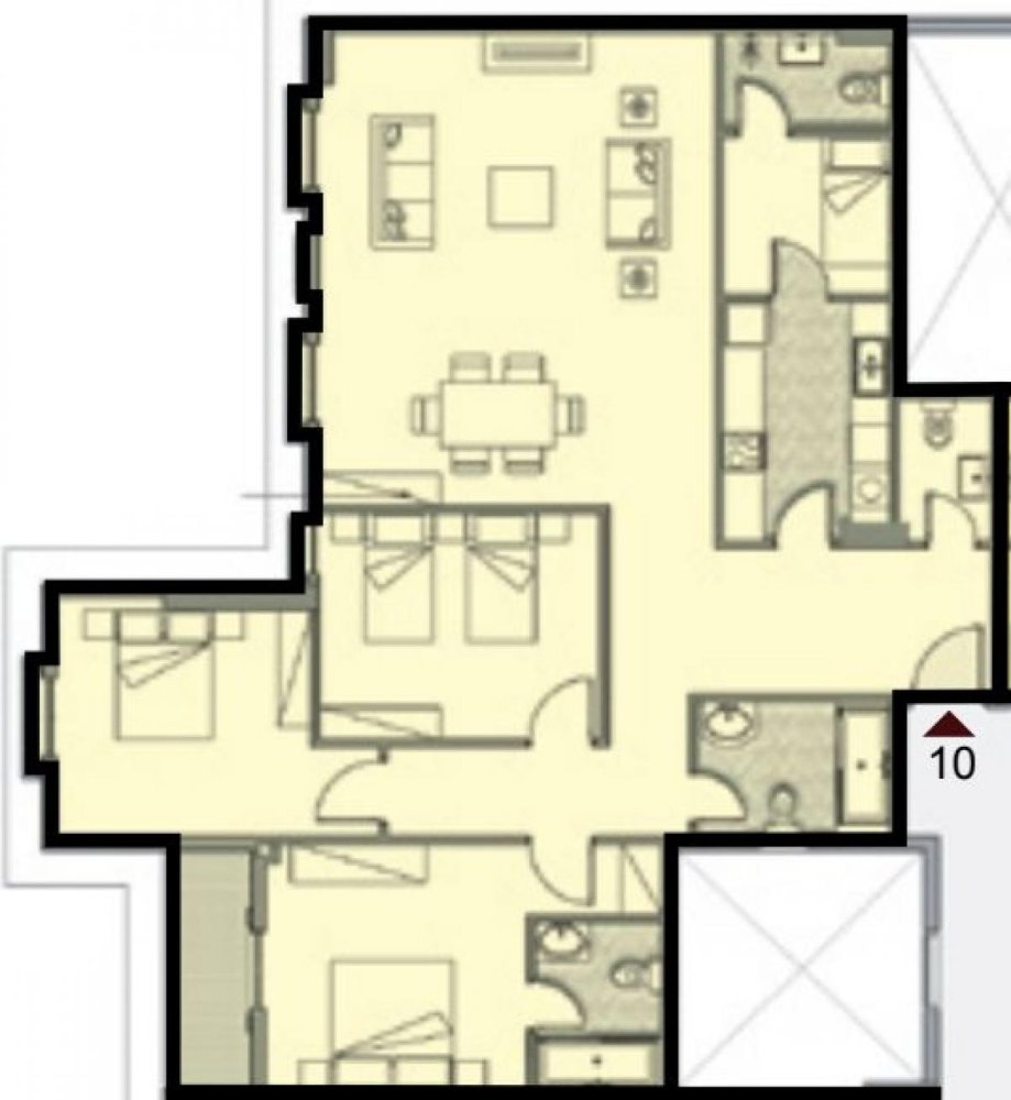 3 bedrooms Condo in El Alamein, Egypt No. 719