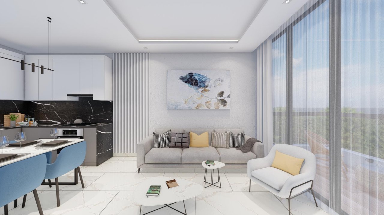 Квартира 2+1 в Del Mare Collection, Аланья, Турция № 39861