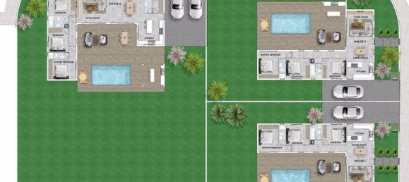3 Schlafzimmer Doppelhaus in Pervolia, Cyprus, Nr. 15698 9