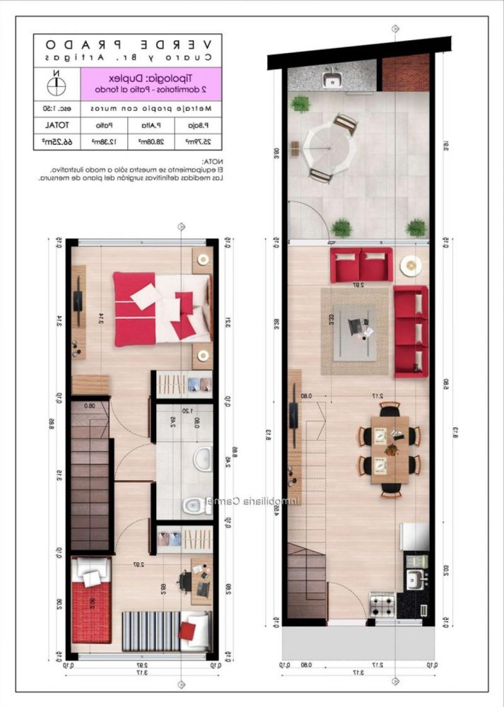 2 bedrooms House in Montevideo, Uruguay No. 11110