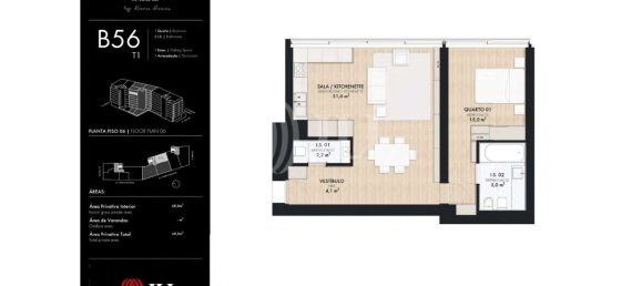 1 bedroom Apartment in Lisbon, Portugal No. 206513 33